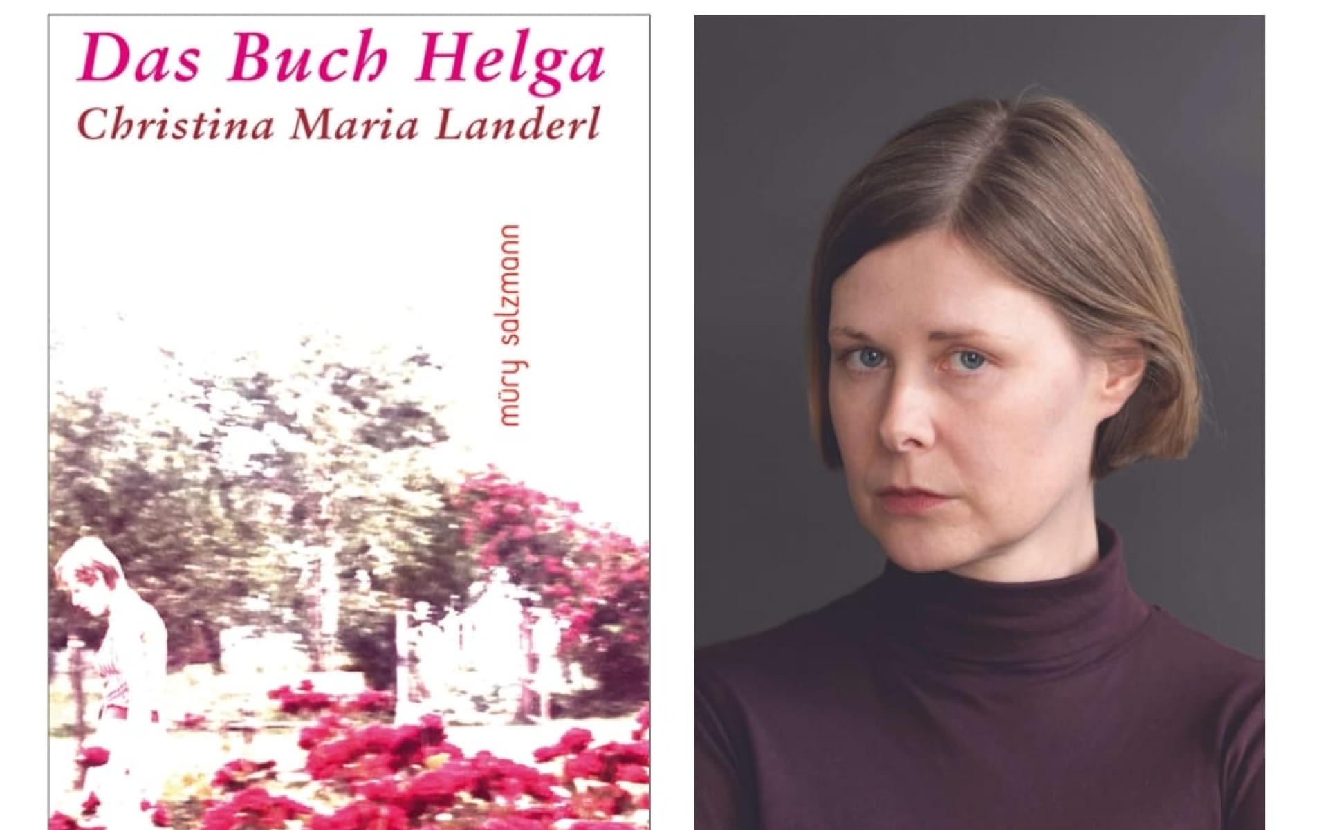 Plakat für die Lesung von Christina Maria Landerl
